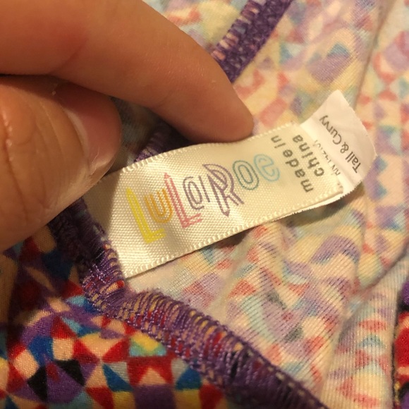 Funky! Lularoe Tall n Curvy Leggings - Picture 4 of 5